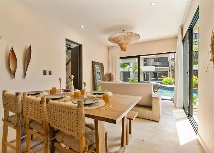 Boho Chic 2br With Swim-up Pool Near The Tulum