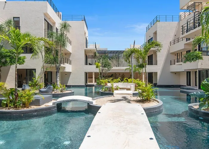 Boho Chic 2br With Swim-up Pool Near The Tulum