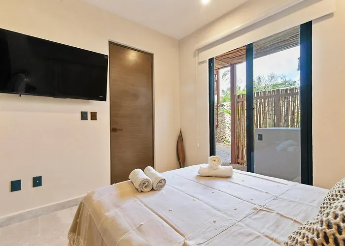 Boho Chic 2br With Swim-up Pool Near The * Tulum