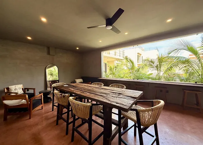 Apartment Boho Chic 2br With Swim-up Pool Near The Tulum