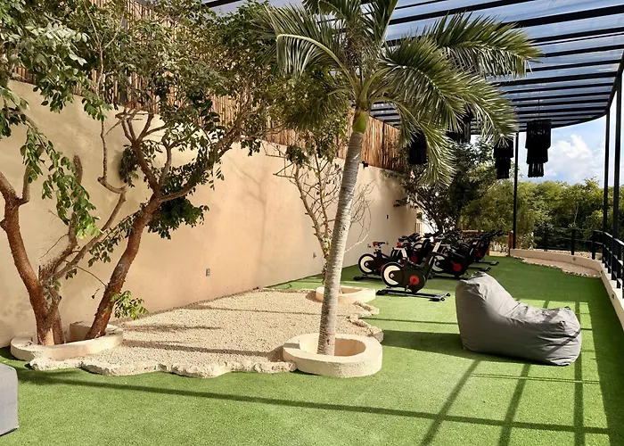 Boho Chic 2br With Swim-up Pool Near The Apartment Tulum